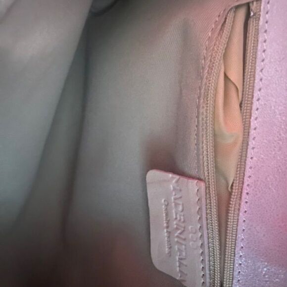 Madeinitalia White Leather Clutch Crossbody Bag - Picture 4 of 7